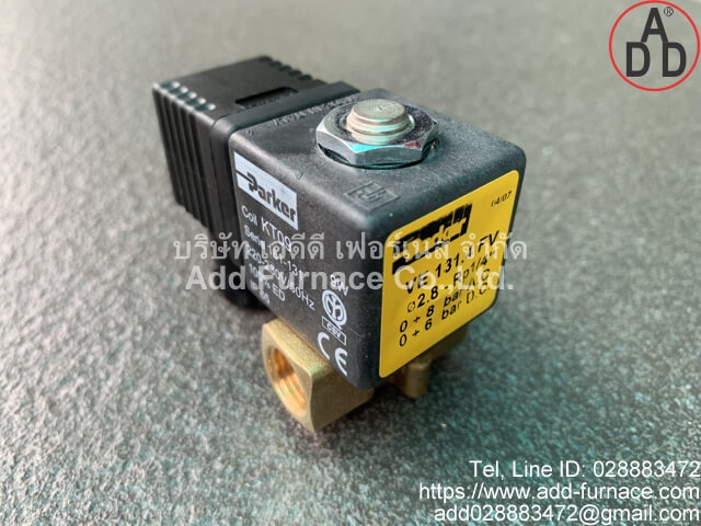 Parker 1/4inch Solenoid Valve VE 1314 FV Coil KT09 Serie 161-131 (7)